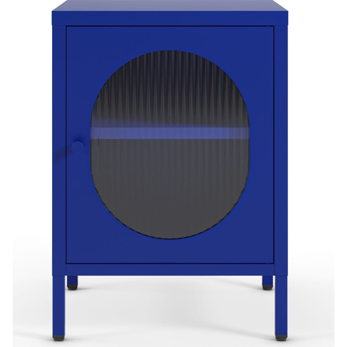 Table de chevet 1 porte en métal - YSIA