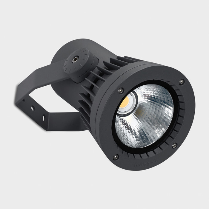 LEDS C4 Proyector IP65 Hubble COB LED Ø234mm LED 96.8 Blanco Cálido para Exterior de Pared, Jardín, Terraza