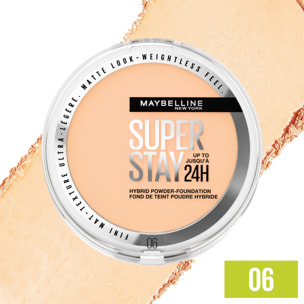 Maybelline New York Superstay 24H Hybride Fond de teint-Poudre Longue Tenue 06