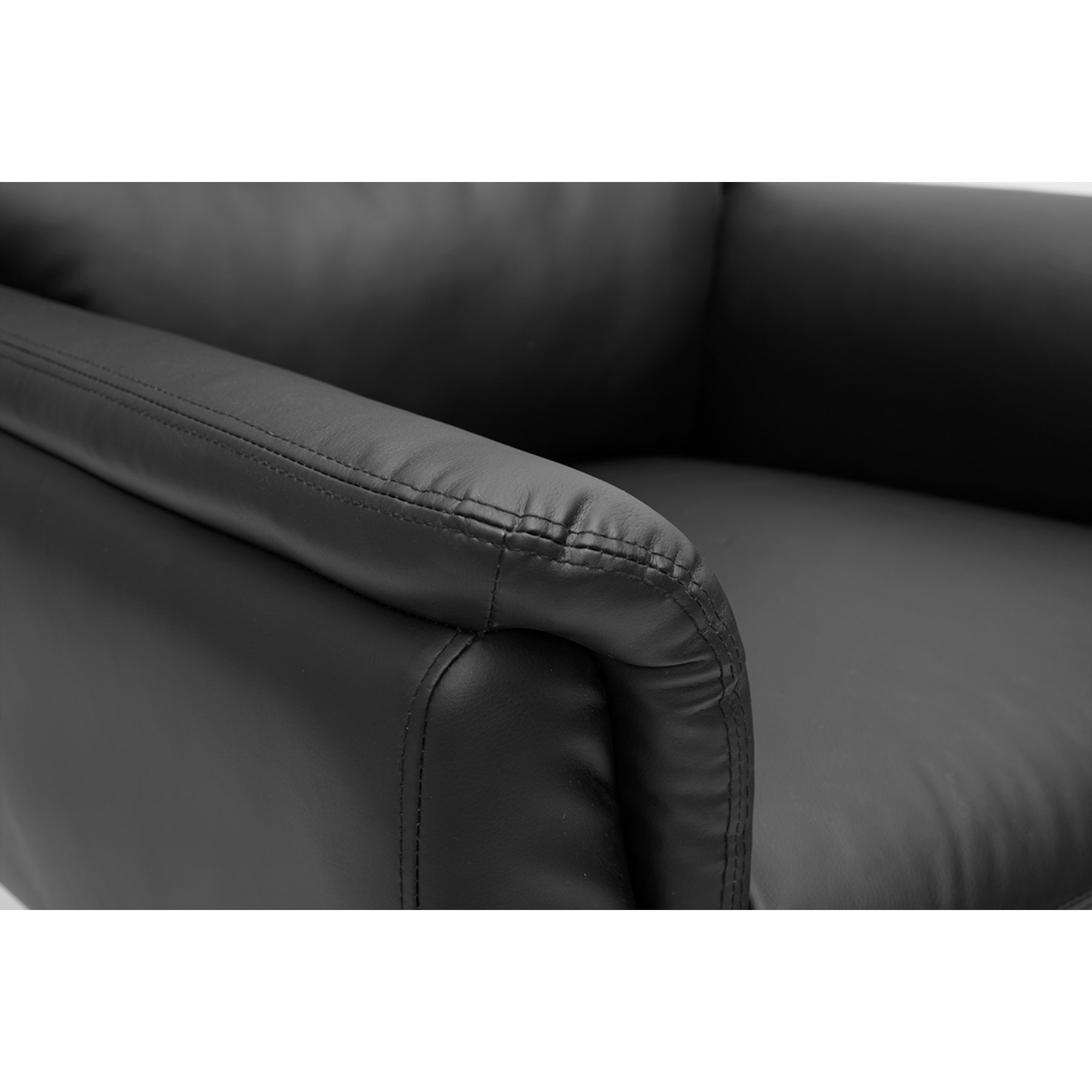 Fauteuil pivotant noir JONAH