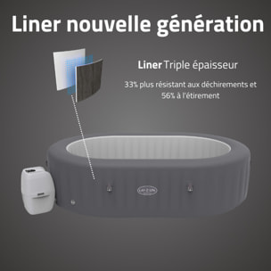 Bestway Spa gonflable ovale Lay-Z-Spa Mauritius AirJet avec WiFi 5-7 personnes