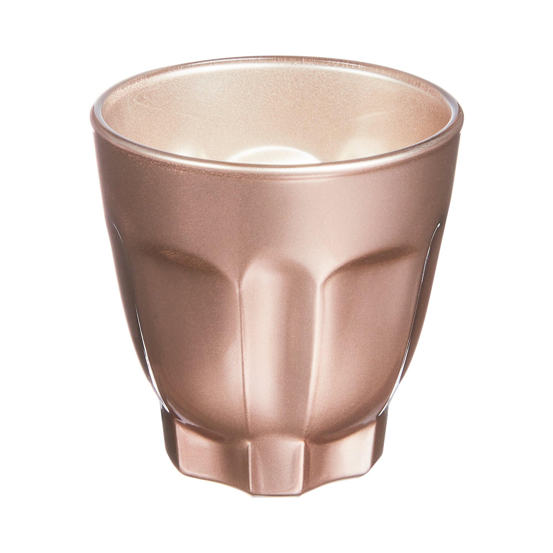 6 tazas de vidrio 9 cl doradas Flashy - Luminarc