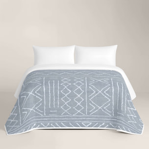 Colcha Bouti Estampada - 2/3 Piezas - 100% Poliéster - Microfibra - 70 gr/m² - Nauek Grey