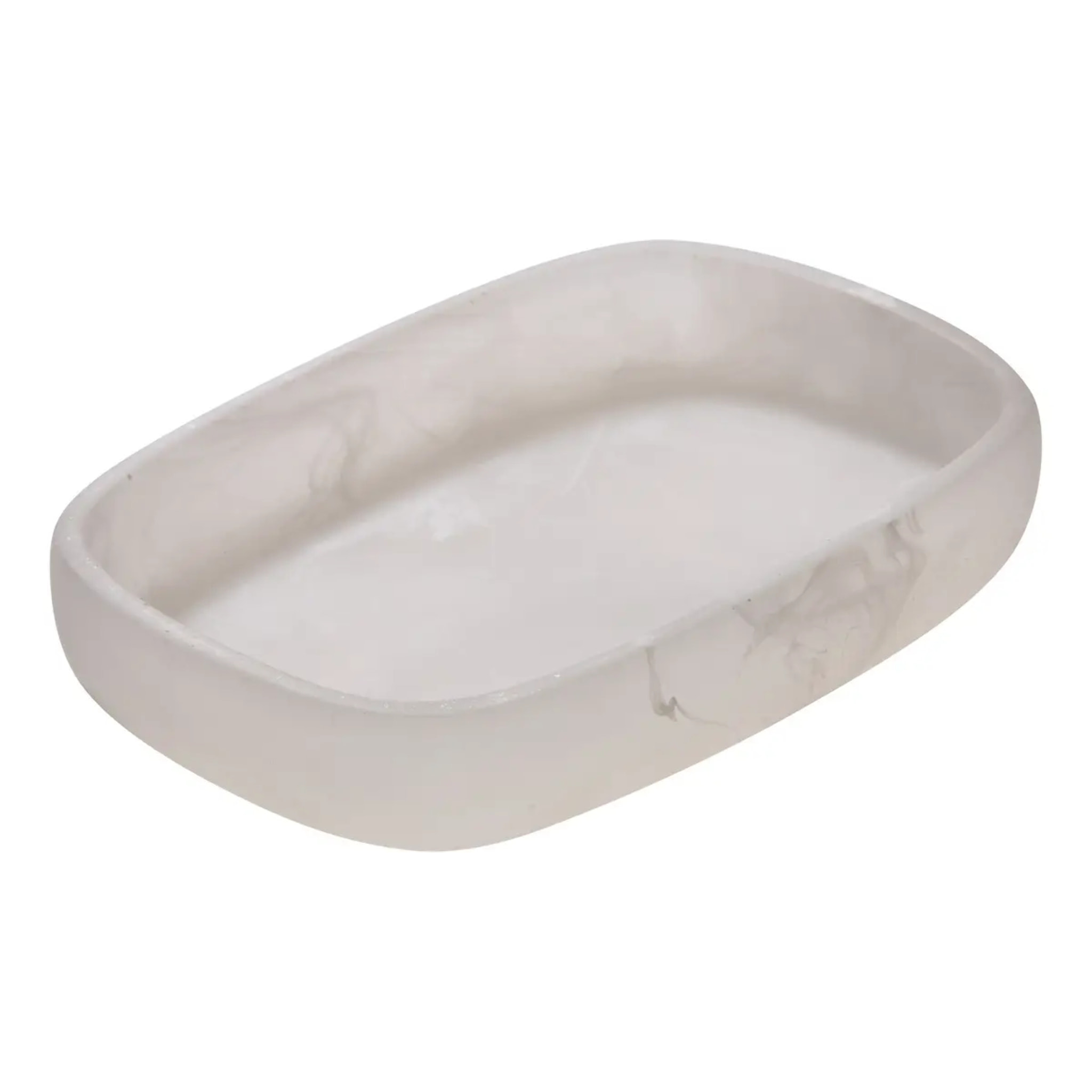 Porte-savon Cloudy blanc H,2,5 cm