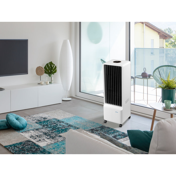 Rafraichisseur d'air par évaporation à débit élevé avec purificateur