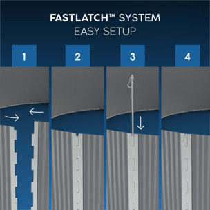 Bestway Piscine acier ronde Bestway Stock Tank TANX 305 x 61 cm gris galvanisé