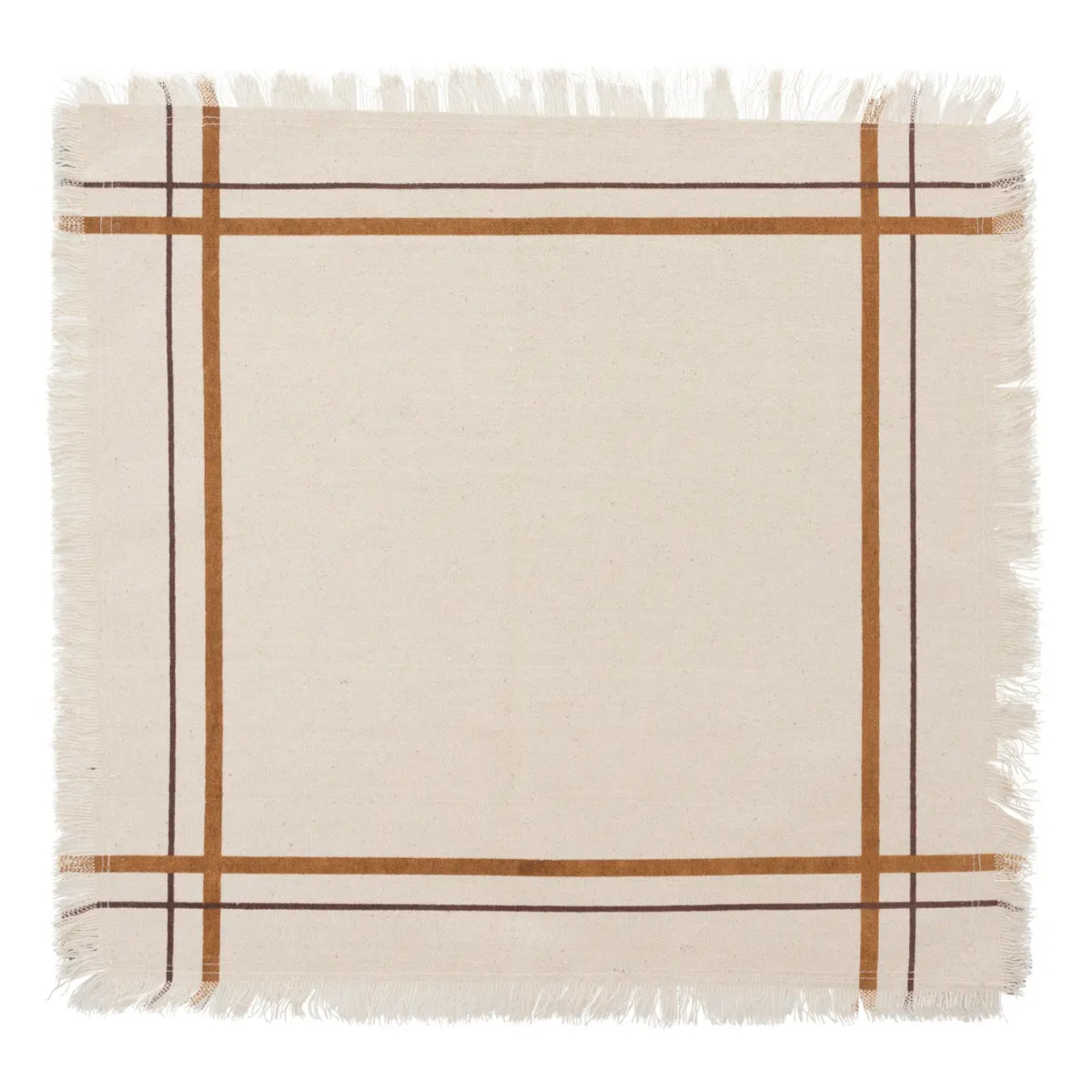 Lot de 2 serviettes de table "Ray" 40x40cm beige