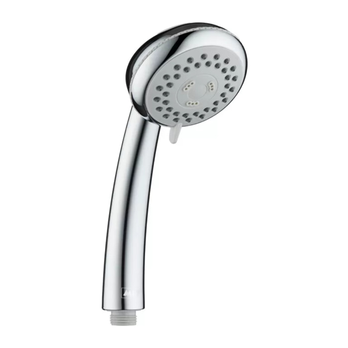 Pommeau de douche à main MSV Pietro 3 fonctions – ABS chromé – Économie d'eau – Picots anti-calcaire Ø75 mm