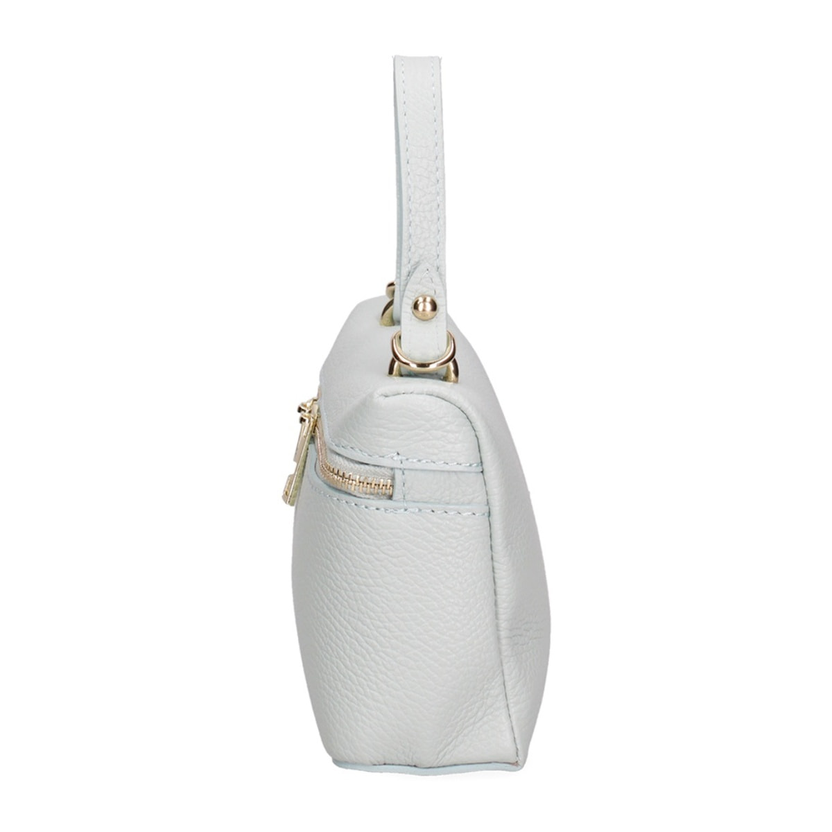 Borsa a mano da donna - Modello False - Vera pelle - 20.0 x 13.0 x 7.0 cm