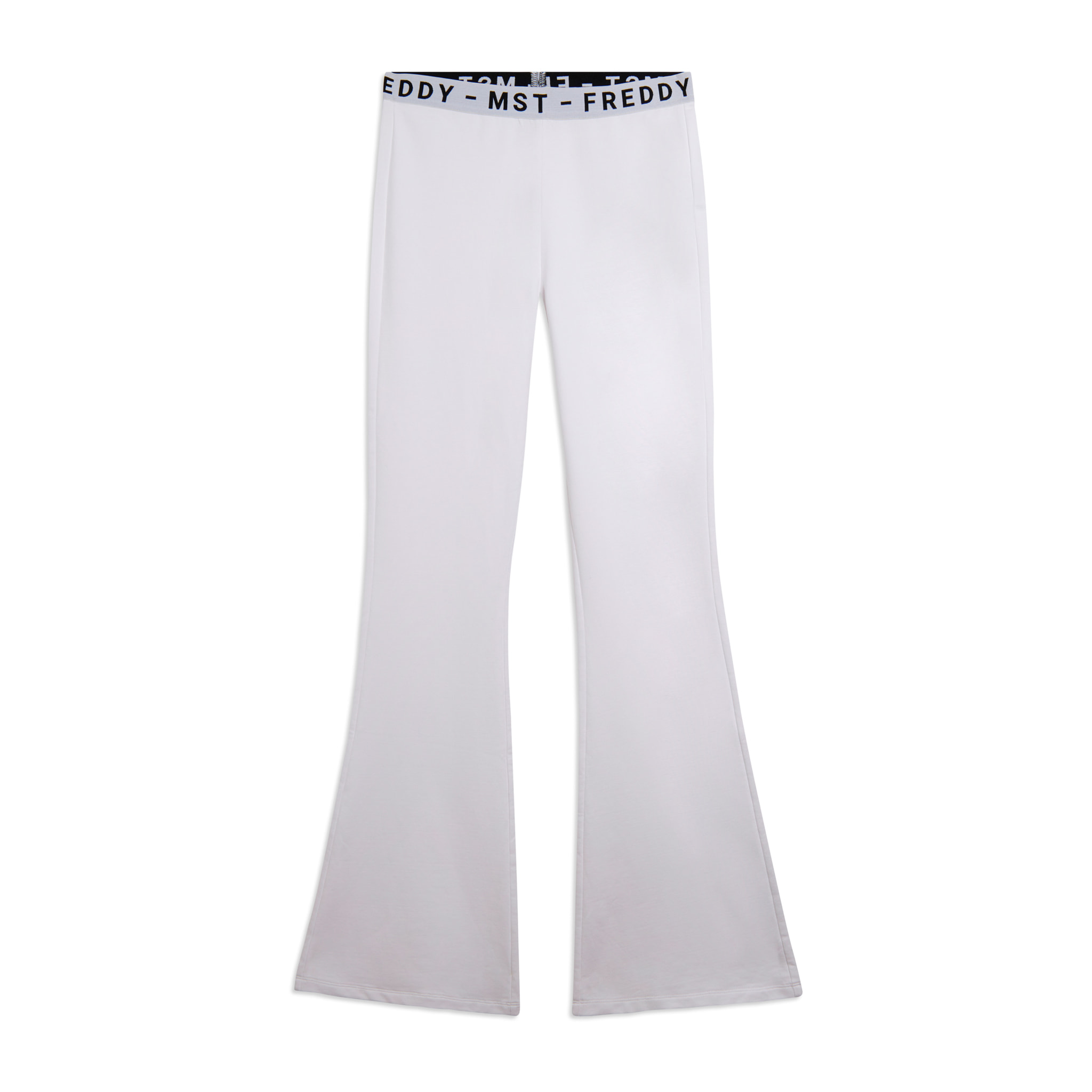 Pantaloni sportivi aderenti con fondo super flare