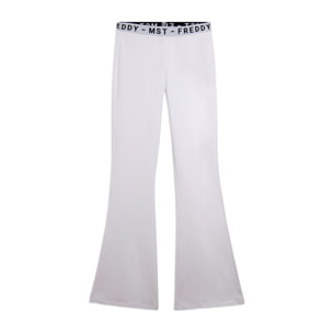 Pantaloni sportivi aderenti con fondo super flare