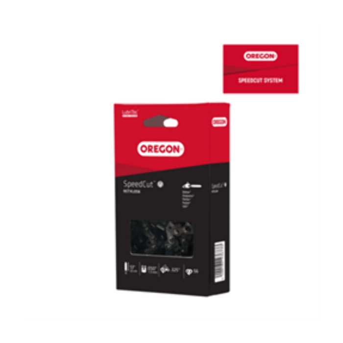 Chaîne Semi Chisel 3/8' LTP OREGON 45 dents - 91VXL045E