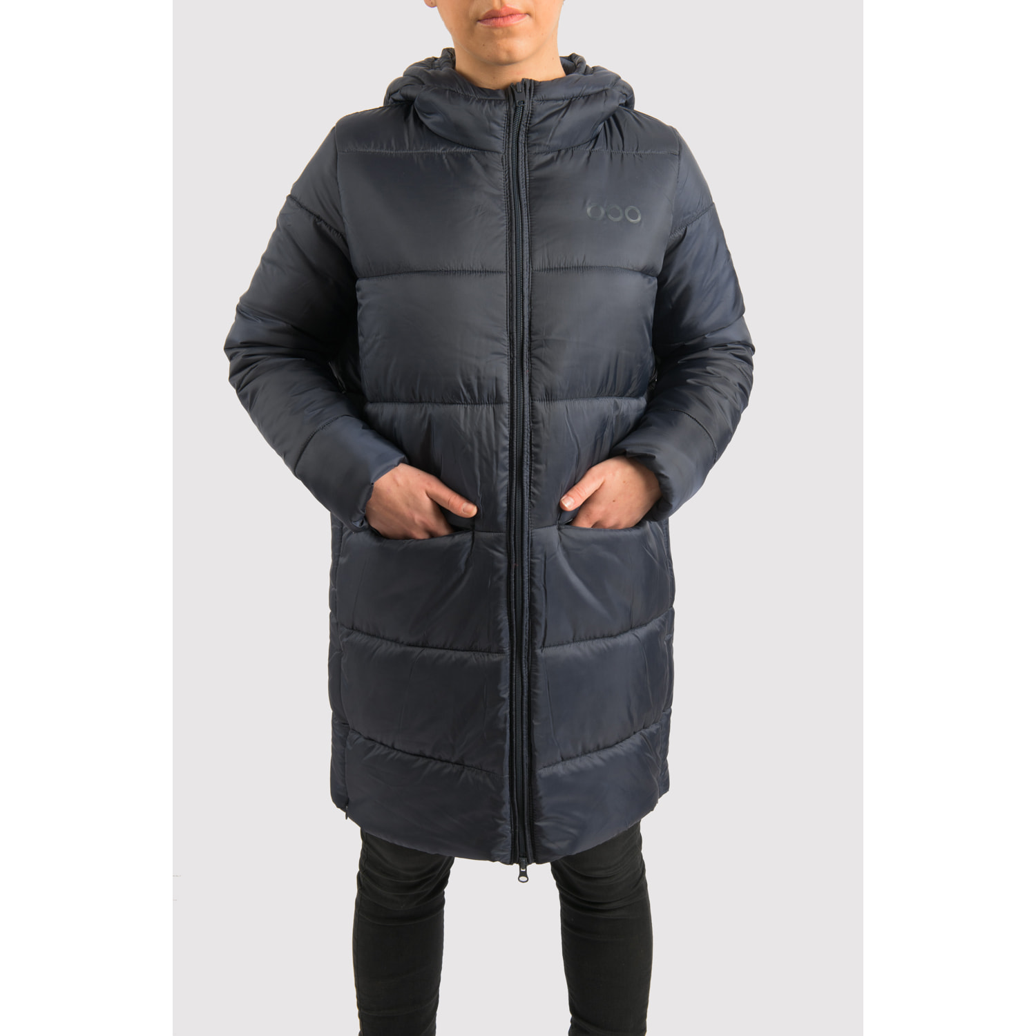 Chaqueta Paris Long Jacket marca ECOON - Azul oscuro