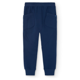 Pantalón felpa elástica de niña -BCI