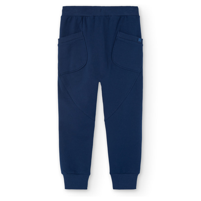 Pantalón felpa elástica de niña -BCI
