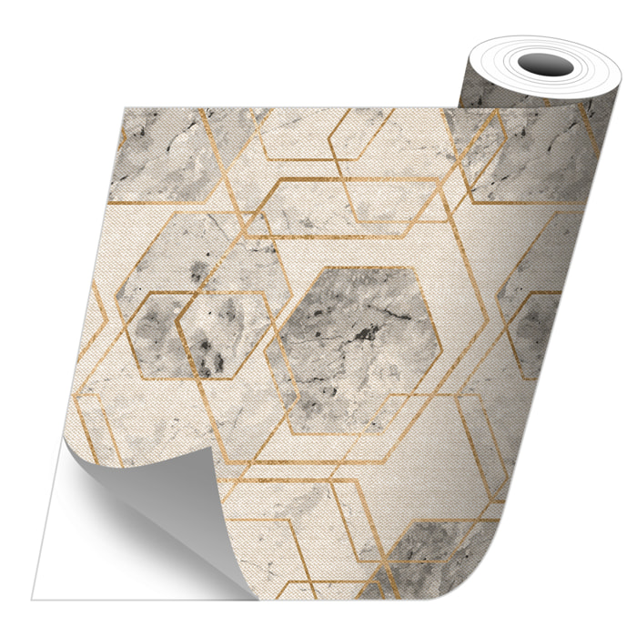 Stickers adhesivos de CERAMIKO - Hexa gold 65x100