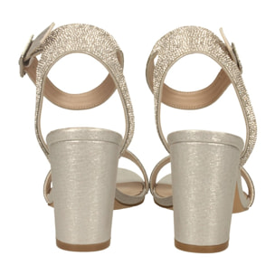 Sandali Donna Tata Italia Argentato