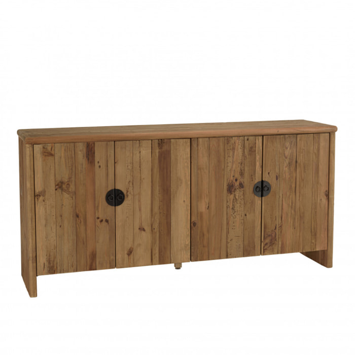ANDRIAN - Buffet 4 portes bois pin recyclé