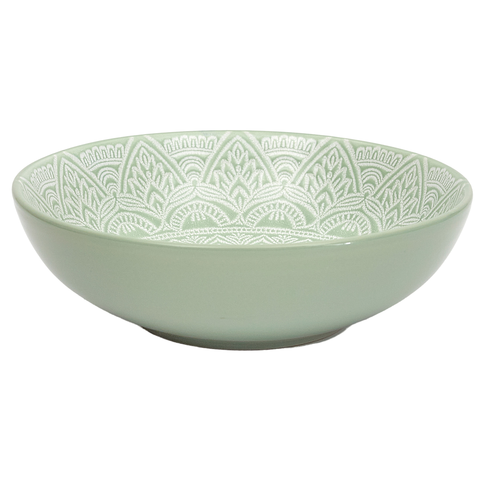 Assiette Creuse Sahara Vert 18.5cm