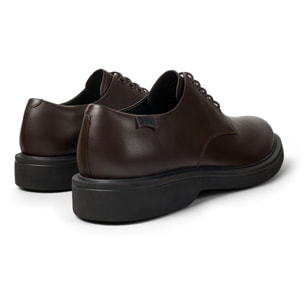 Zapatos de cordones - CAMPER Norman - Marron - Cuero liso