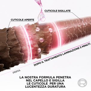 Trattamento Laminazione 5 Minuti Elvive Glycolic Gloss con Acido Glicolico per Capelli Spenti - Flacone da 200ml