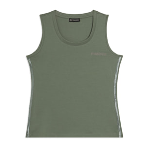 Canotta Regular con Logo FREDDY e Inserti Elastici