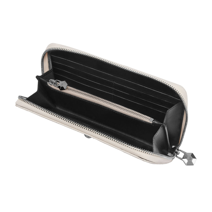 PHILIPP PLEIN Cartera con cremallera central COCCO