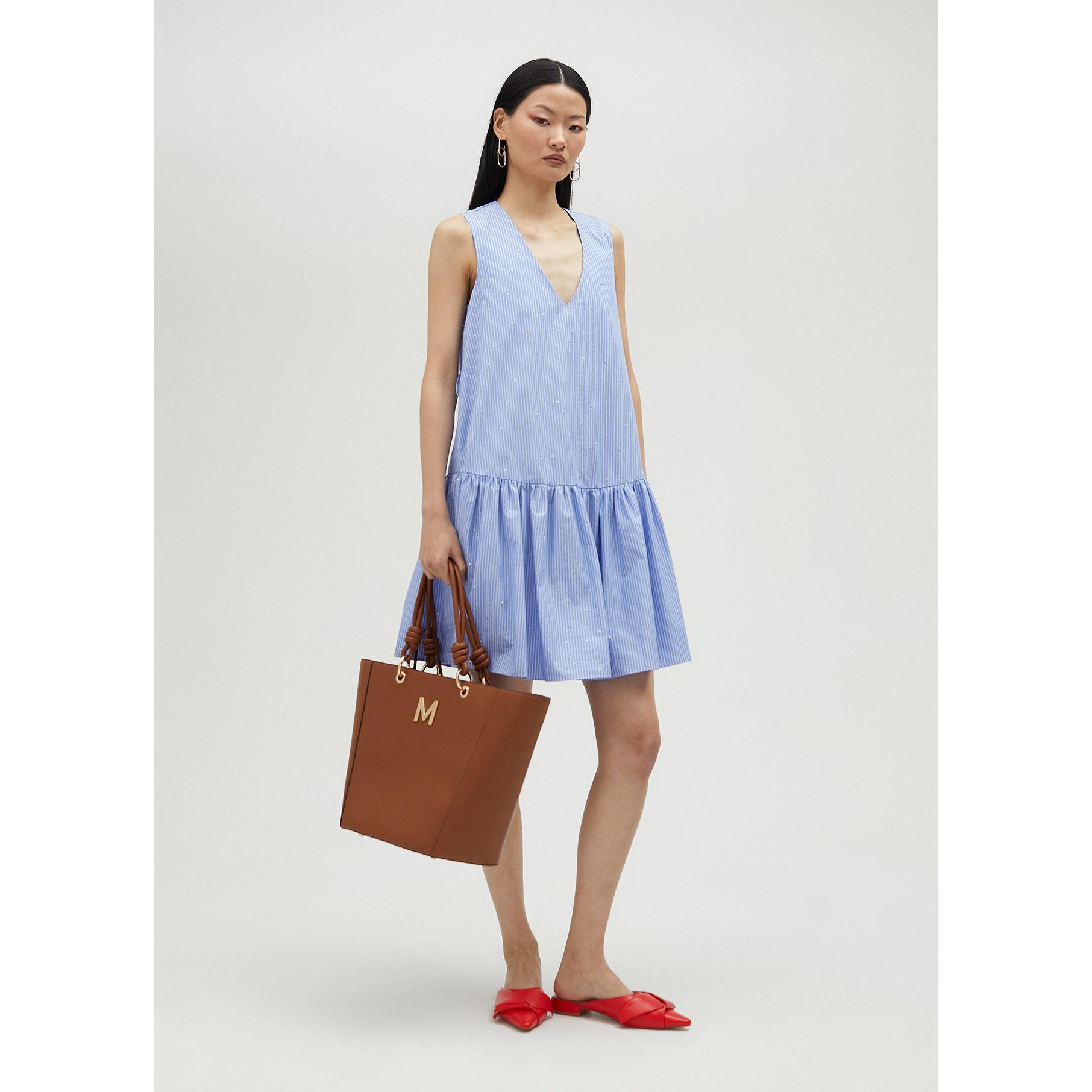 Vestito corto con strass