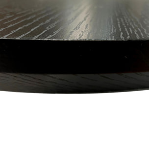Tomasucci Table extensible ovale noire
