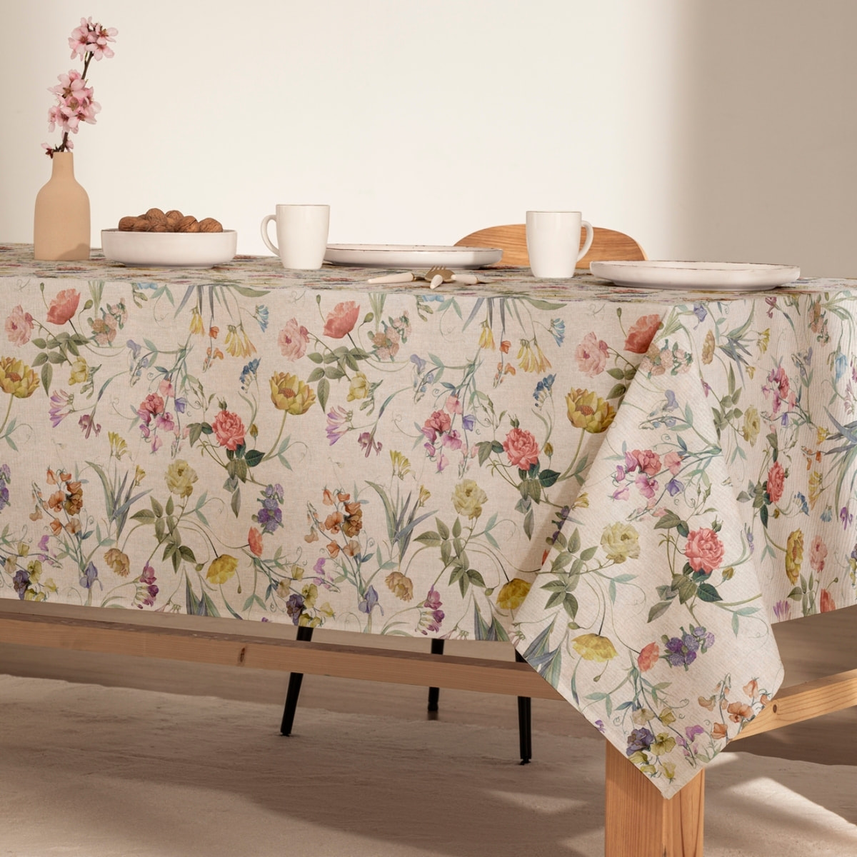Nappe anti-tâches lin combiné POPPY