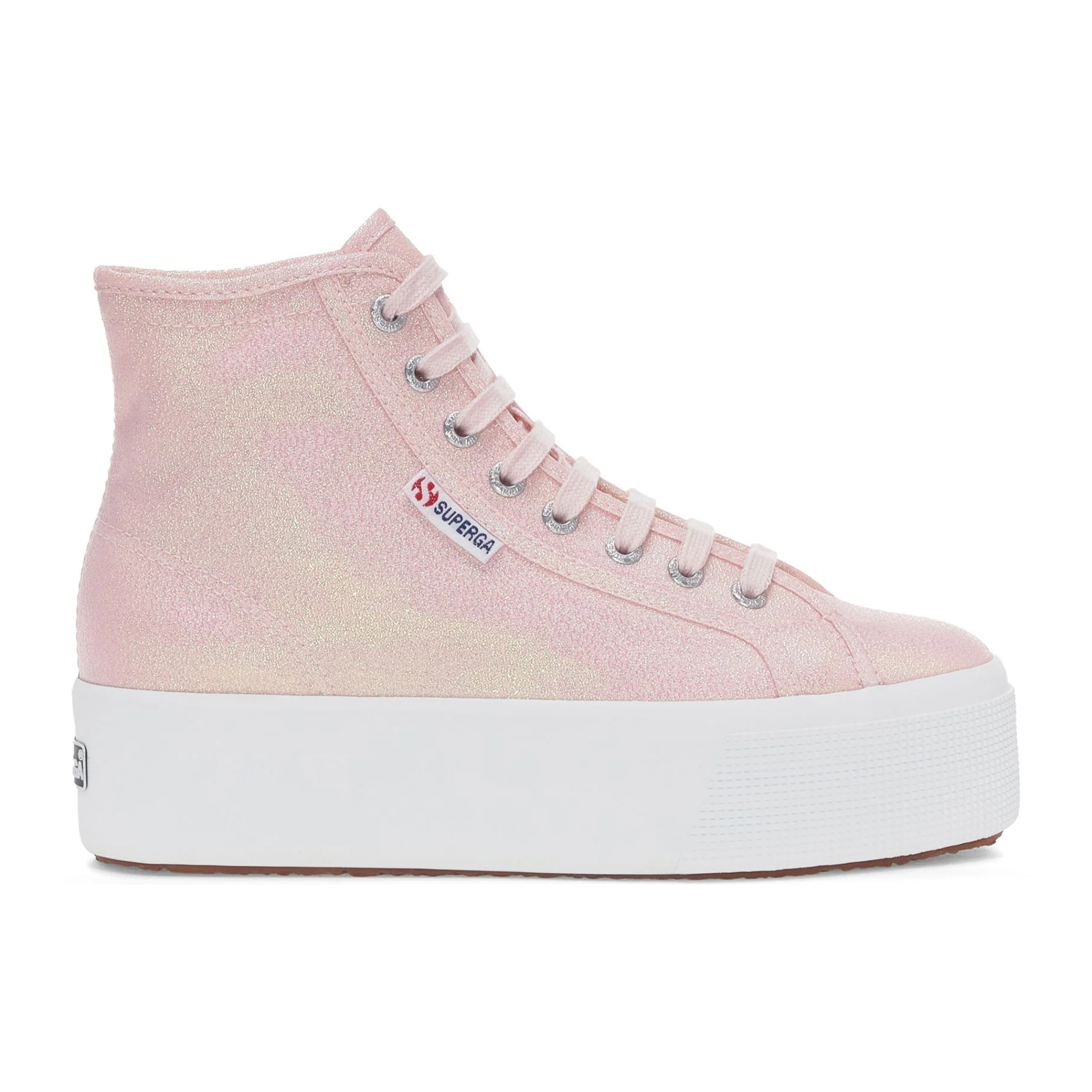 Superga Geox Su Privalia Scarpe Da Donna Superga Rosa 2708 HI TOP LAME