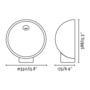 GAIA Lampe balise gris