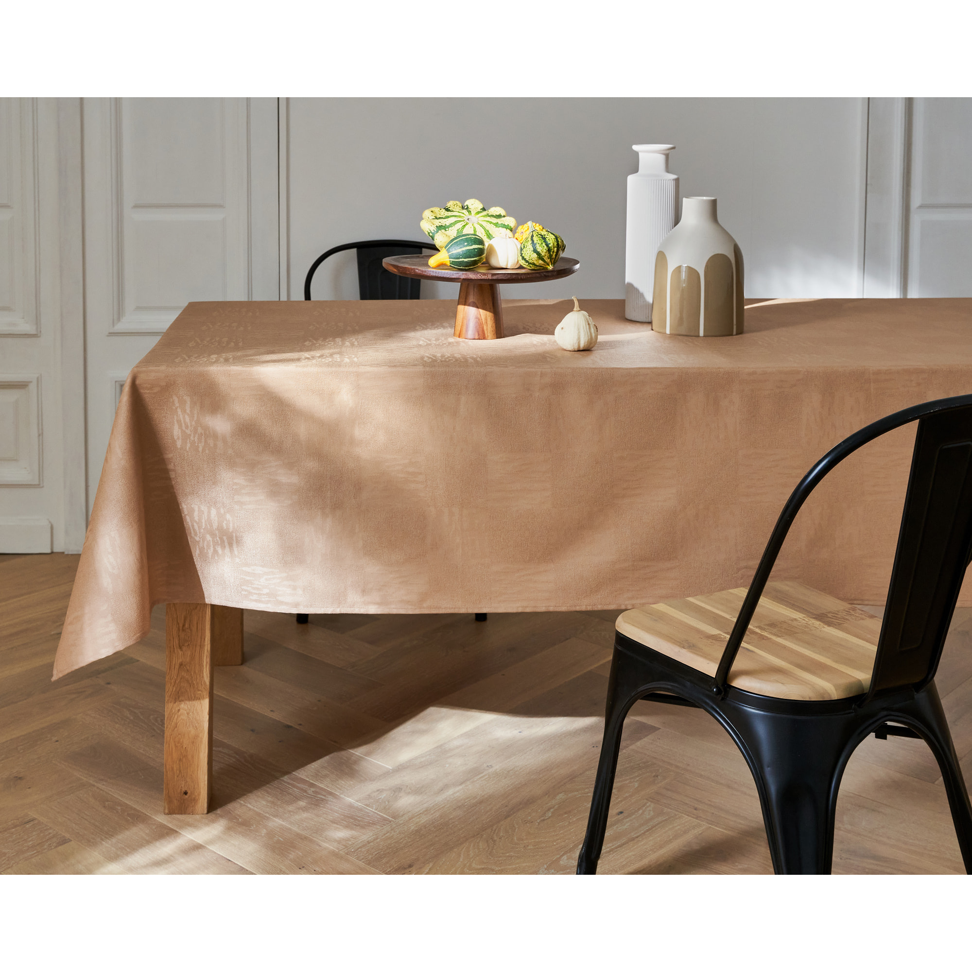 Nappe damassé enduit acrylique SAVANE