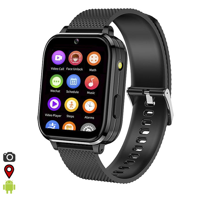 Smartwatch Phone T36 4G con SO Android incorporado. Funciones avanzadas y localizador GPS, Wifi y LBS.