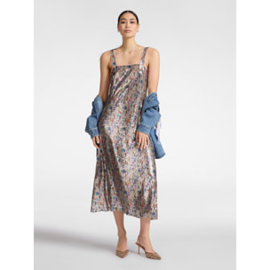 Elena Mirò - Vestido de tul con lentejuelas - Gris