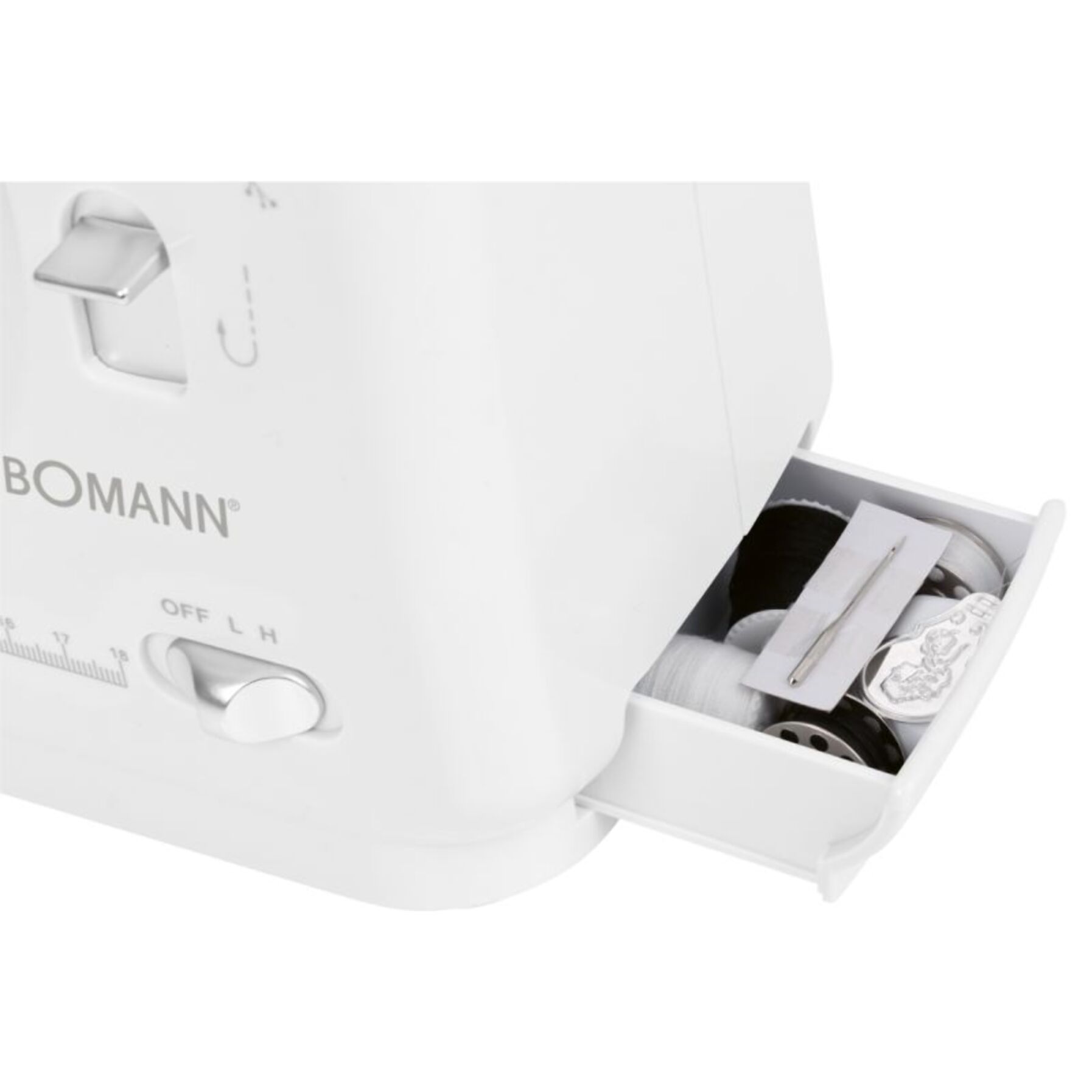 Machine à coudre 12 points Blanc Bomann NM6063CB-Blanc
