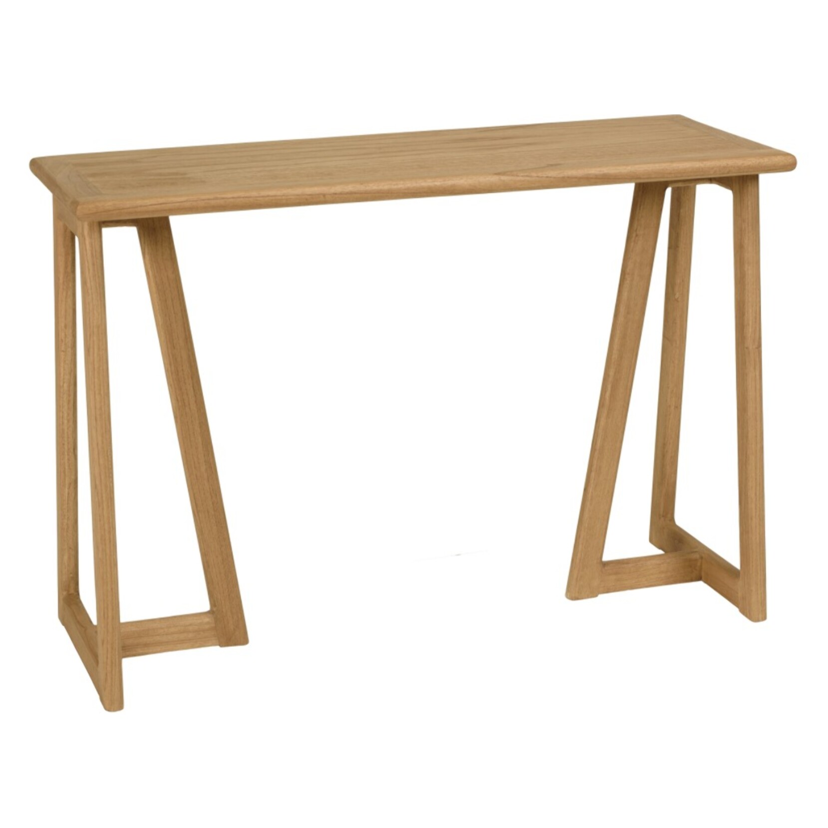 AMY - Console 110cm en bois de mindi pieds triangles