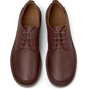 Scarpe stringate - CAMPER Wagon - Marrone - Pelle liscia