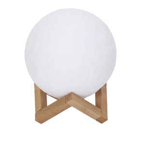 Lampe Tactile Lune Ronde 3d D15cm