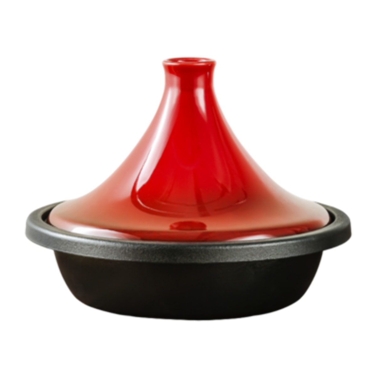 Tajine en fonte rouge 27cm