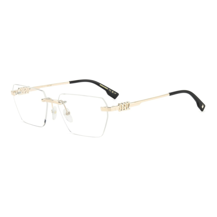 Gafas de Vista Dsquared2 D2 0102 3YG de Metal Hombre 58 mm