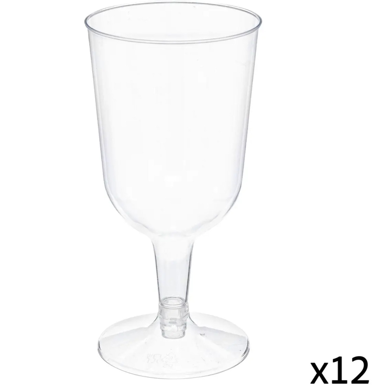 12 verres à vin réutilisables "Cocktail" 15cl