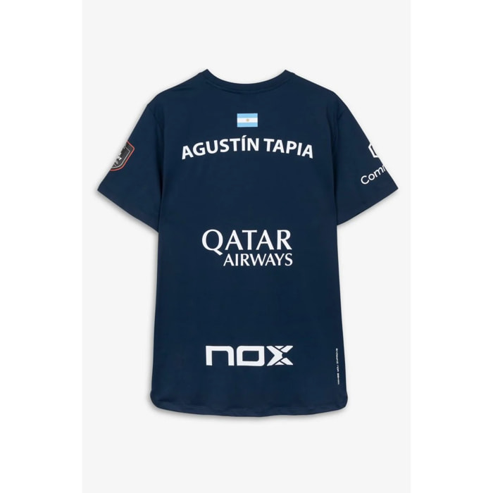 Camiseta Sponsors AT10 Azul Oscuro de Agustín Tapia 2026