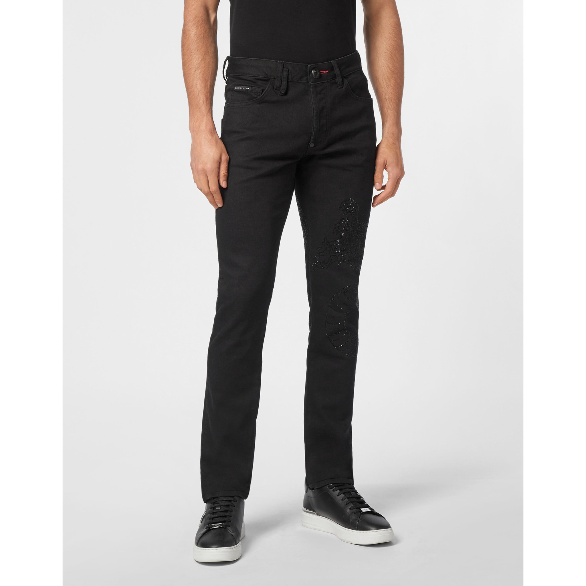 PHILIPP PLEIN Jeans Straight Cut DRAGON