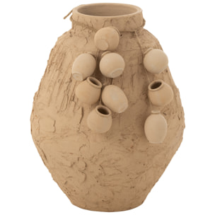 J-Line vase + pendentif Clay - céramique - naturel - large