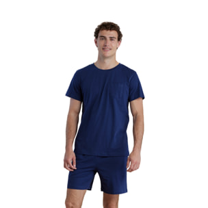 Pigiama uomo in cotone manica corta e pantalone corto articolo easy Noidinotte