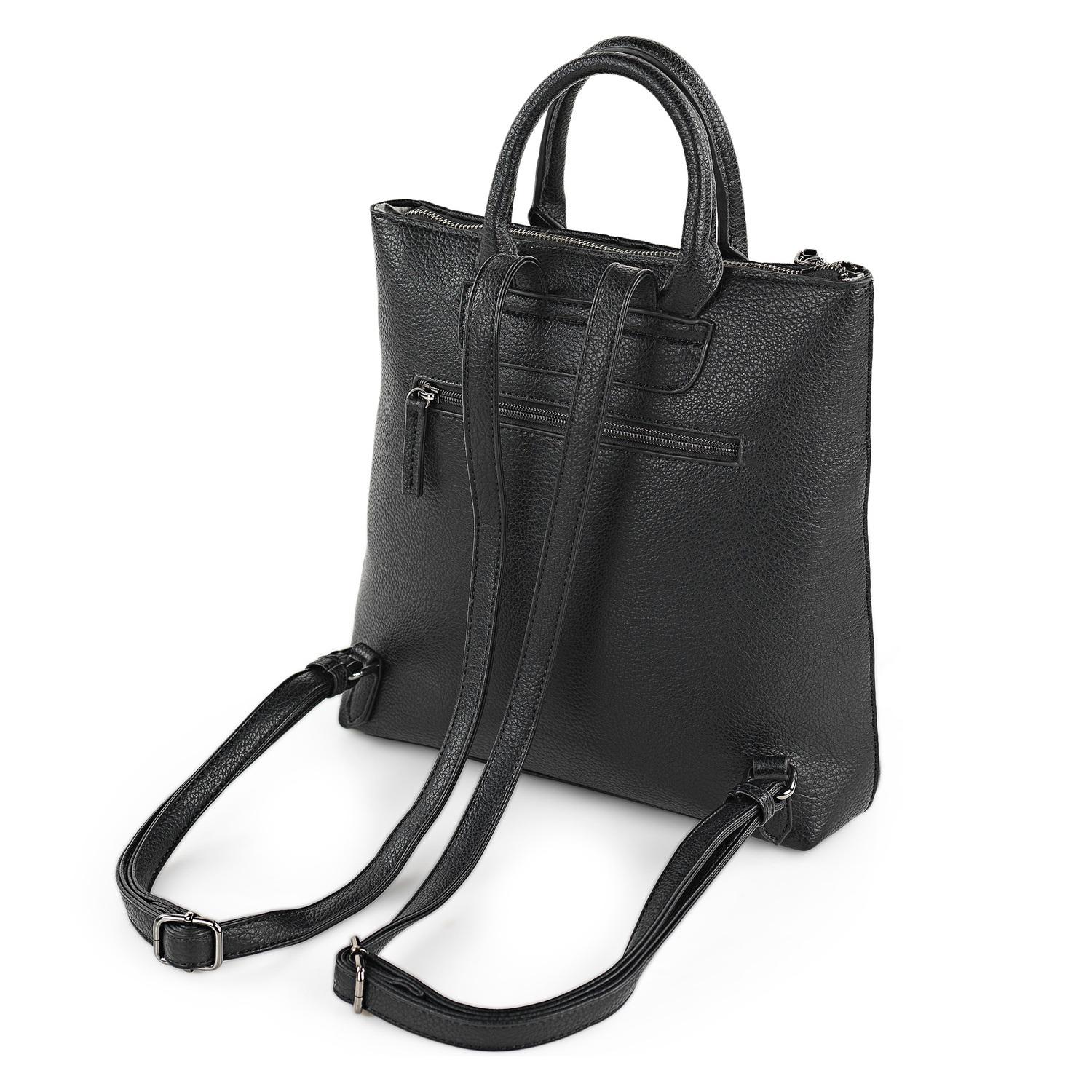 Bolso Mochila Mujer Lois Dewey Negro