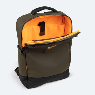 Mochila Kaki de Gran Capacidad con Compartimento para Botella JUNGLE BACKPACK SQUARE