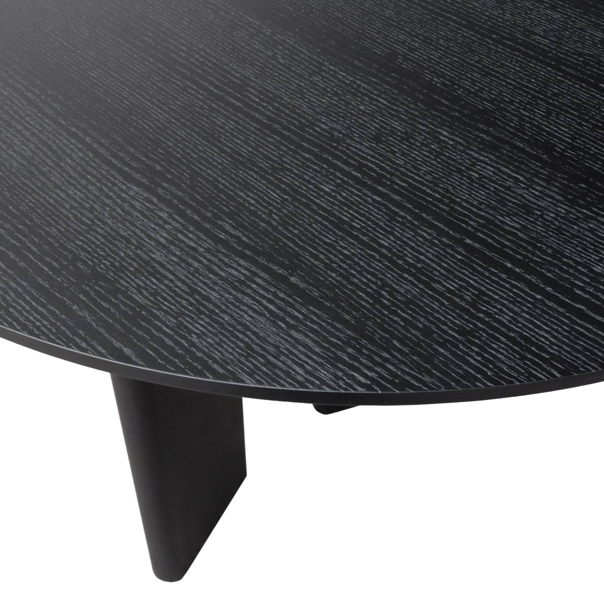 Table à manger oblongue extensible bois d'hévéa et placage chêne 6-8 places ALBANE