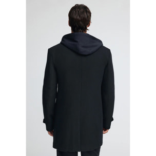 Giaccone Valberg blu marino con logo Polo Club